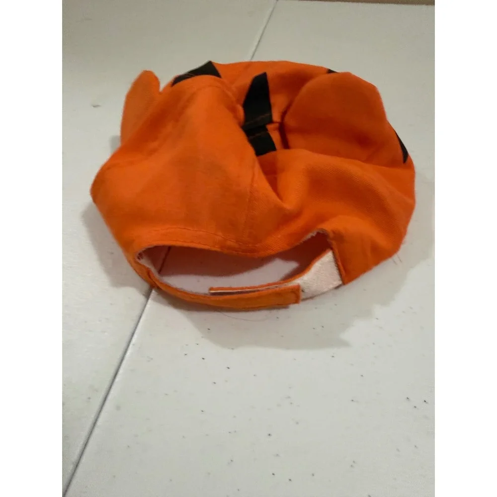 Oriental Trading Tiger Face Baseball Cap Orange Cotton Hat with Ears 15/89